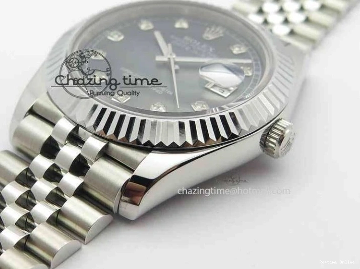 1229 Trendy DateJust II 41mm BP Maker Best Edition Black MOP Diamonds Dial On New Version Jubilee Bracelet A 3622